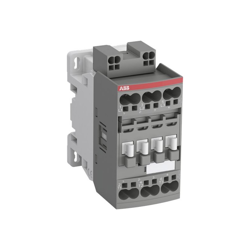 1 pcs - ABB 1SBL23 Series Contactor, 24 - 60 V ac/dc Coil, 3-Pole, 45 A, 11 kW, 3NO/1NC
