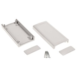 1 pcs - RS PRO Light Grey Polycarbonate Enclosure, IP53, 120.8 x 60.7 x 31.1mm