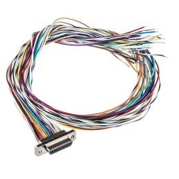 1 pcs - ITT Cannon MDM 25 Way Cable Mount D-sub Connector Plug, 1.27mm Pitch