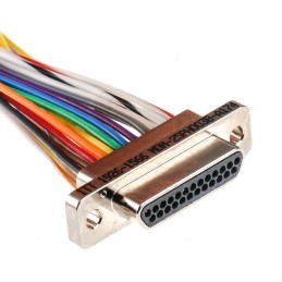 1 pcs - ITT Cannon MDM 25 Way Cable Mount D-sub Connector Plug, 1.27mm Pitch