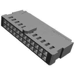 1 pcs - TE Connectivity, AMPMODU MOD IV Female Connector Housing, 2.54mm Pitch, 24 Way, 2 Row