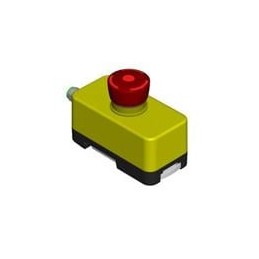1 pcs : 73-00002.2 - Emergency Stop Switches / E-Stop Switches Smart-Box yellow 84 illuminated E Stop wired to M12 connector DIN