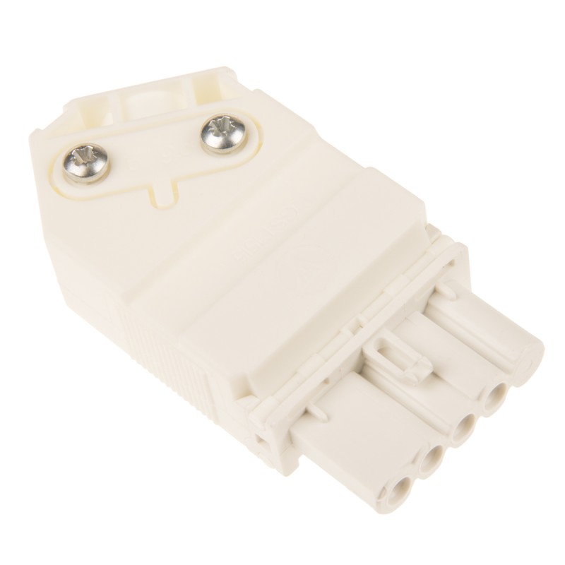 1 pcs - Wieland Gesis Series Connector, 4-Pole, Female, Cable Mount, 16A, IP20