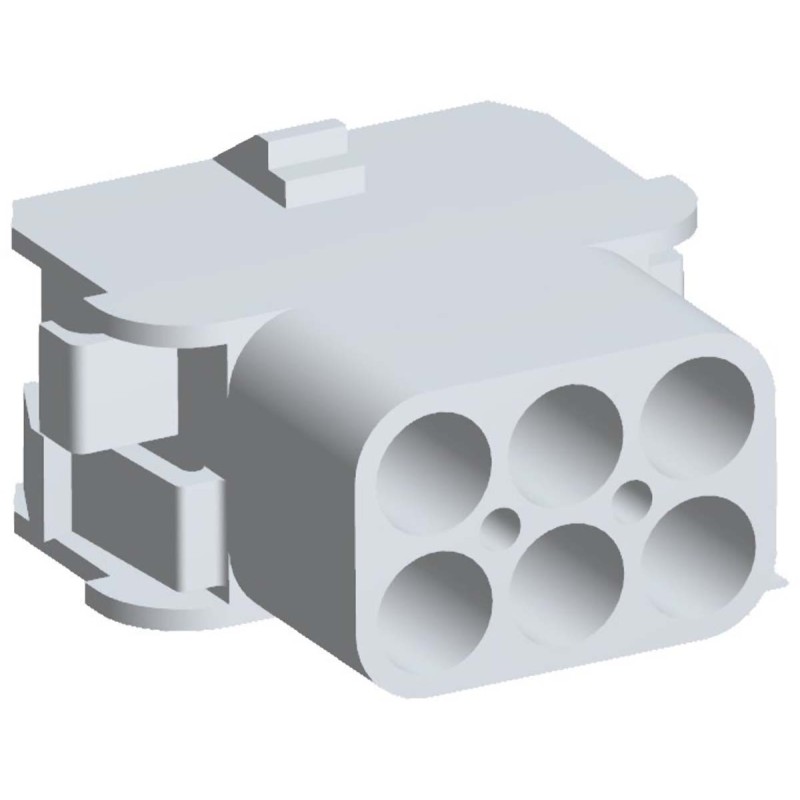 10 pcs - Molex, MLX Female Connector Housing, 6 Way, 2 Row