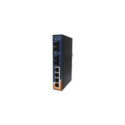 1 pcs : IES-1042FX-MM-SC - Unmanaged Ethernet Switches 6-port unmanaged switch, 4FE + 2FX (MM 2km, SC)