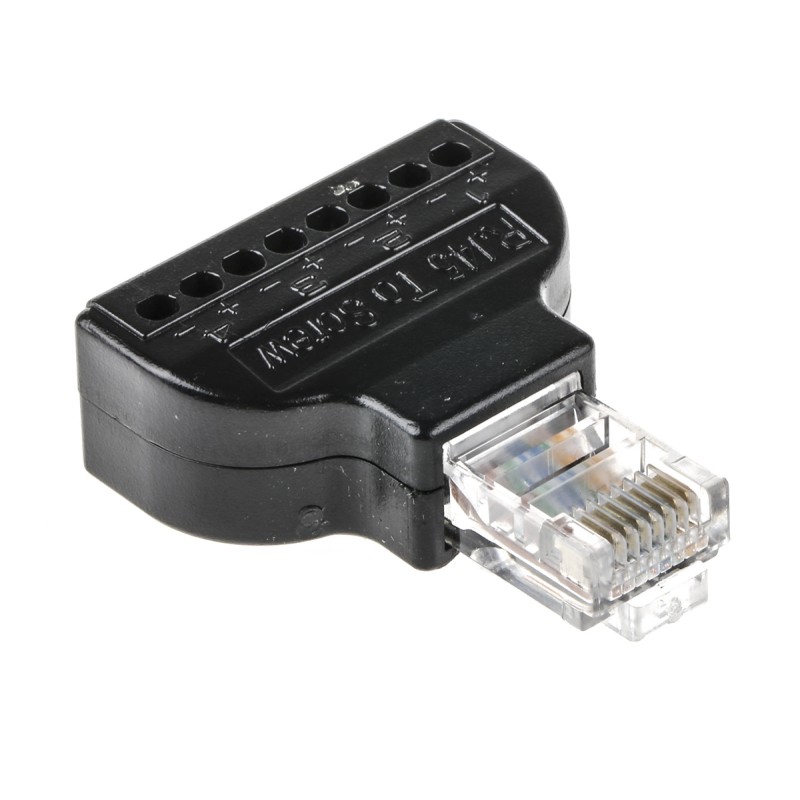 1 pcs - RS PRO 8-Port RJ45, Terminal Block Adapter