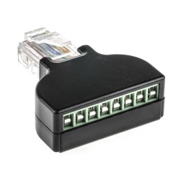1 pcs - RS PRO 8-Port RJ45, Terminal Block Adapter