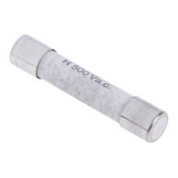 10 pcs - RS PRO 3A F Ceramic Cartridge Fuse, 6.3 x 32mm