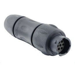 1 pcs - Souriau Circular Connector, 10 Contacts, Cable Mount, Socket