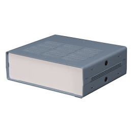1 pcs - RS PRO Grey Extruded Aluminium Enclosure, IP30, Grey Lid, 178 x 305 x 65mm