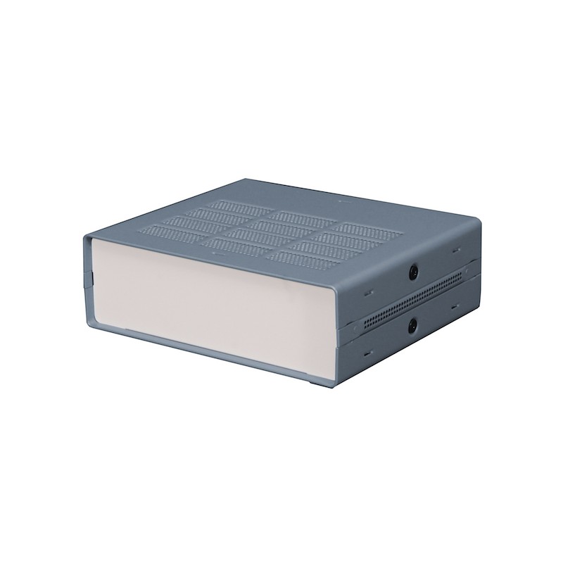 1 pcs - RS PRO Grey Extruded Aluminium Enclosure, IP30, Grey Lid, 178 x 305 x 65mm