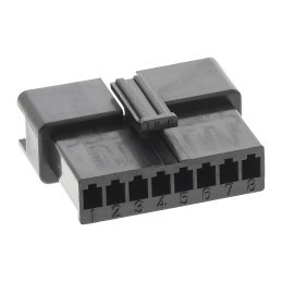 10 pcs - JST Female Connector Housing, 8 Way, 1 Row