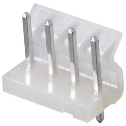 10 pcs - Molex SPOX Series Straight Through Hole Pin Header, 5 Contact(s), 5.08mm Pitch, 1 Row(s), Unshrouded