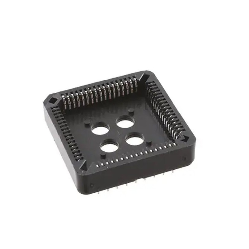 18 pcs - RS PRO 1.27mm Pitch 68 Way Through Hole PLCC IC Socket