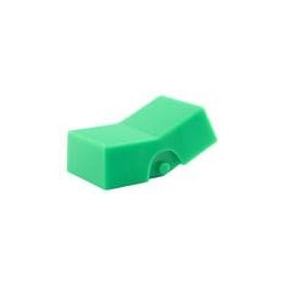 1 pcs : AT4156F - Switch Bezels / Switch Caps .595' WIDE GREEN RKR CAP FOR M & P SERIES