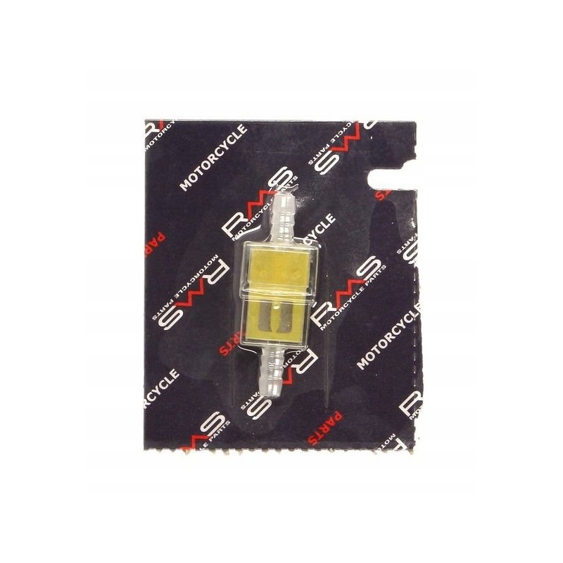 Fuel filter 7mm rectangular transparent uni