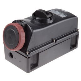 1 pcs - Scame IP66 Red Surface Mount 3P + N + E Power Connector Socket ATEX, IECEx, Rated At 16A, 346 - 415 V