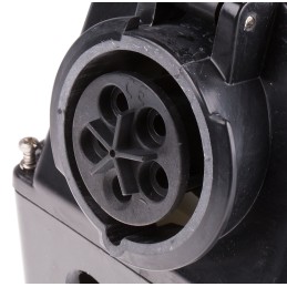 1 pcs - Scame IP66 Red Surface Mount 3P + N + E Power Connector Socket ATEX, IECEx, Rated At 16A, 346 - 415 V