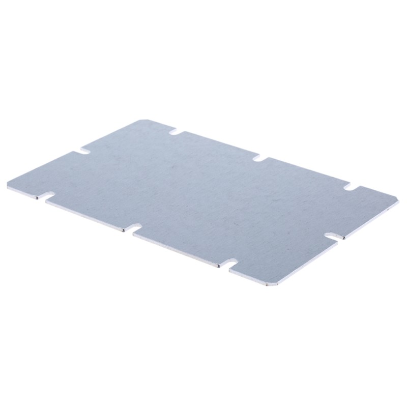 1 pcs - Fibox Steel Mounting Plate, 1.5mm H, 98mm W, 148mm L for Use with MNX Series
