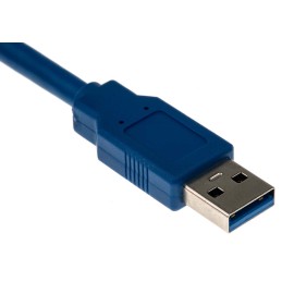 1 pcs - RS PRO USB 3.0 Cable, Male USB A to Male USB B Cable, 1m