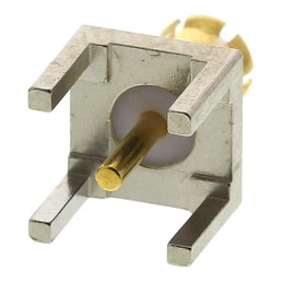 1 pcs - TE Connectivity AMP Series, Plug Through Hole MCX Connector, 50Ω, Solder Termination, Straight Body