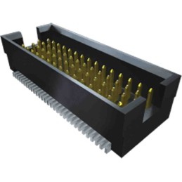 19 pcs - Samtec TOLC Series Straight Surface Mount PCB Header, 80 Contact(s), 1.27mm Pitch, 4 Row(s), Shrouded