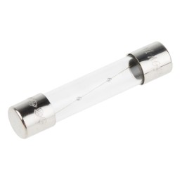 10 pcs - RS PRO 1A T Glass Cartridge Fuse, 6.3 x 32mm