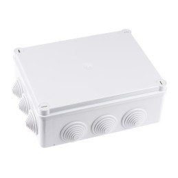 1 pcs - ABB Grey Thermoplastic Junction Box, IP55, 80 x 220 x 170mm