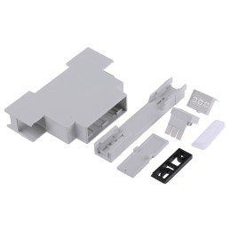 1 pcs - CAMDENBOSS Modular Enclosure Enclosure Type CNMB Series , 17.5 x 58 x 90mm, Polycarbonate DIN Rail Enclosure