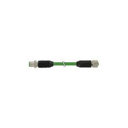 1 pcs : 7000-47051-8311000 - Sensor Cables / Actuator Cables M12 male 0 / M12 female 0 shielded Y-cod., PUR AWG20+26 shielded gn