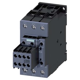 1 pcs - Siemens Reversing Contactor, 230 V ac Coil, 3-Pole, 65 A, 30 kW, 2NO + 2NC