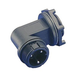 1 pcs - Bulgin Circular Connector, 3 Contacts, Panel Mount, Socket, Male, IP68, Mini Buccaneer Series