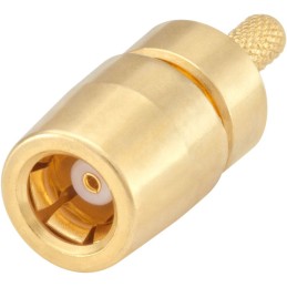 1 pcs - Rosenberger, jack Cable Mount SMB Connector, 50Ω, Crimp Termination, Straight Body