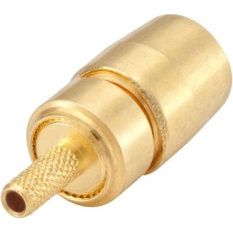 1 pcs - Rosenberger, jack Cable Mount SMB Connector, 50Ω, Crimp Termination, Straight Body