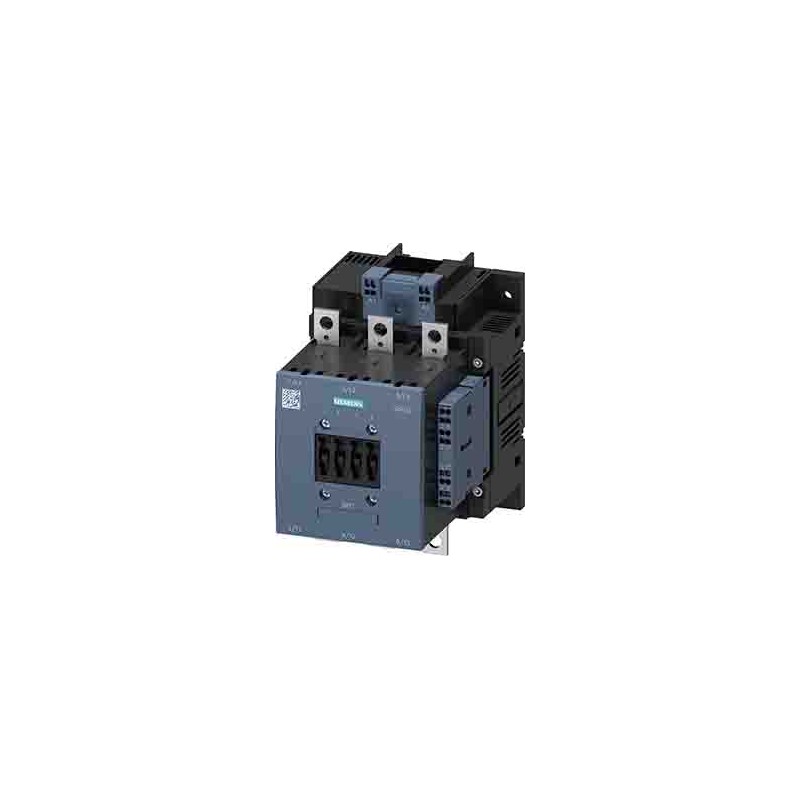 1 pcs - Siemens Contactor, 240 V ac Coil, 3-Pole, 185 A, 90 kW, 2NO + 2NC