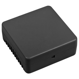 1 pcs - RS PRO Black ABS Enclosure, IP20, IK06, Black Lid, 75.8 x 75.8 x 30.2mm
