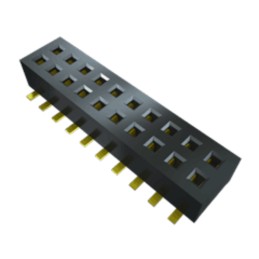 19 pcs - Samtec CLP Series Straight Surface Mount PCB Socket, 48-Contact, 2-Row, 1.27mm Pitch, Solder Termination