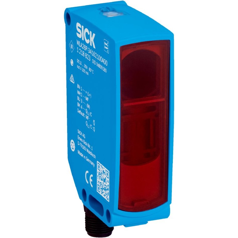 1 pcs - Sick Retroreflective Photoelectric Sensor, Rectangular Sensor, 18 m Detection Range