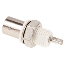 1 pcs - TE Connectivity AMP Series, jack Panel Mount BNC Connector, 50Ω, Solder Termination, Straight Body
