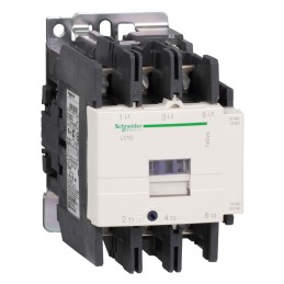 1 pcs - Schneider Electric Contactor, 110 V dc Coil, 3-Pole, 95 A, 45 kW, 3NO