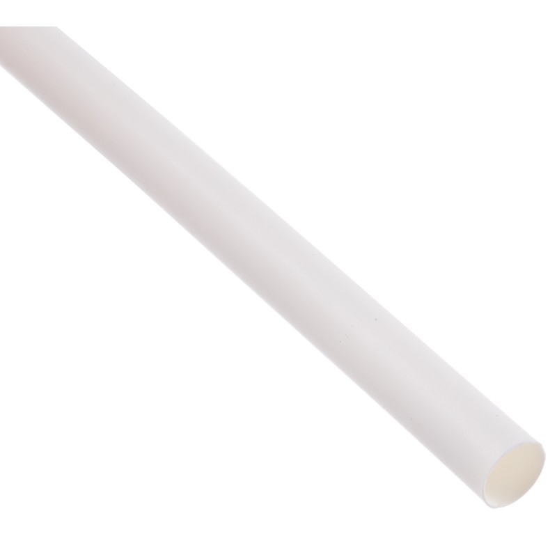 1 pcs - TE Connectivity Heat Shrink Tubing, White 4.8mm Sleeve Dia. x 1.2m Length 2:1 Ratio, RNF-100 Series