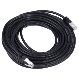 1 pcs - RS PRO Cat6 Male RJ45 to Male RJ45 Ethernet Cable, S/FTP, Black PVC Sheath, 10m