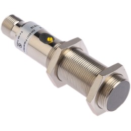 1 pcs - Baumer Capacitive Barrel-Style Proximity Sensor, M18 x 1, 8 mm Detection, PNP Output, 10 - 30 V dc, IP65