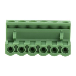 1 pcs - Phoenix Contact 5.08mm Pitch 6 Way Right Angle Pluggable Terminal Block, Plug, Plug-In, Screw Termination