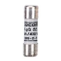 10 pcs - Socomec 50A Neutral Link for Cylindrical Fuses, 14mm x 51mm