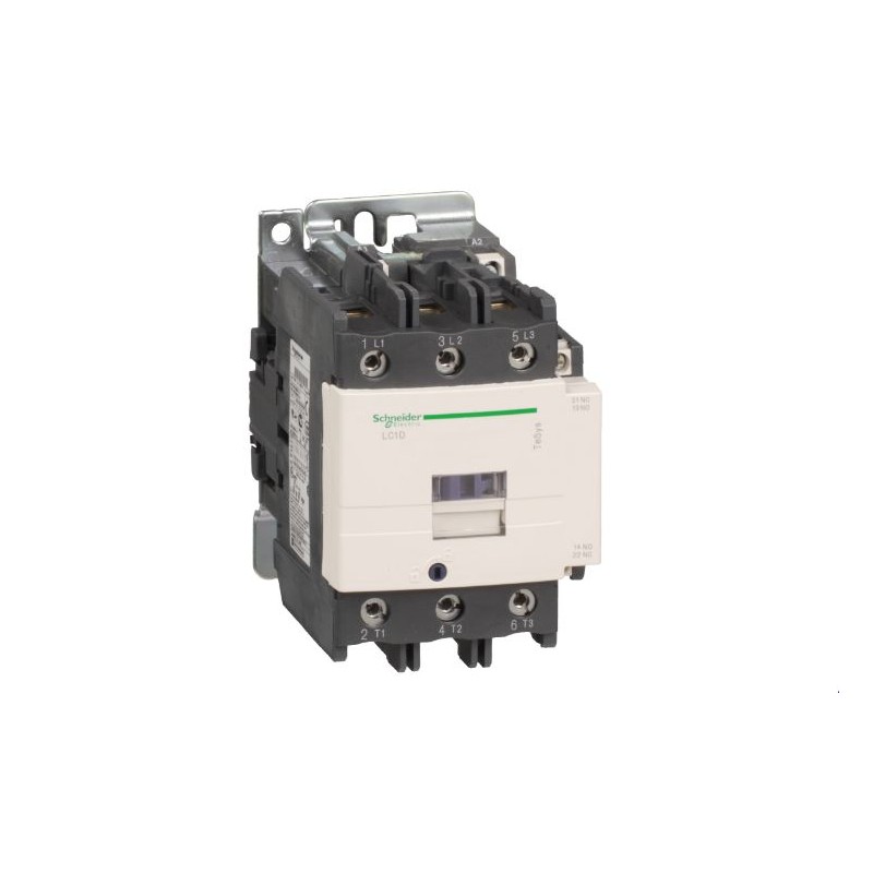 1 pcs - Schneider Electric Contactor, 240 V Coil, 3-Pole, 95 A, 25 kW, 3NO