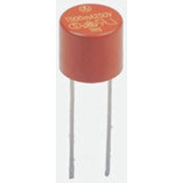 10 pcs - RS PROPC Board Non Resettable Fuse, Radial 630mA, 250V ac