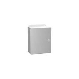 1 pcs : EJ12108AL - Electrical Enclosures N4X, Eclipse Junior encl w/ panel - 12 x 10 x 8 -Alum