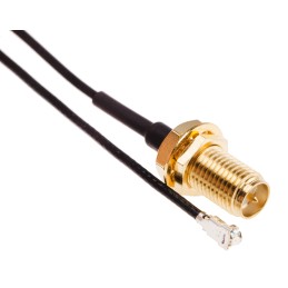 1 pcs - RS PRO Female RP-SMA to Female U.FL Coaxial Cable, 200mm, RF Coaxial, Terminated