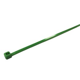 1 Bag of 100 - RS PRO Cable Tie, 203mm x 4.6 mm, Green Nylon
